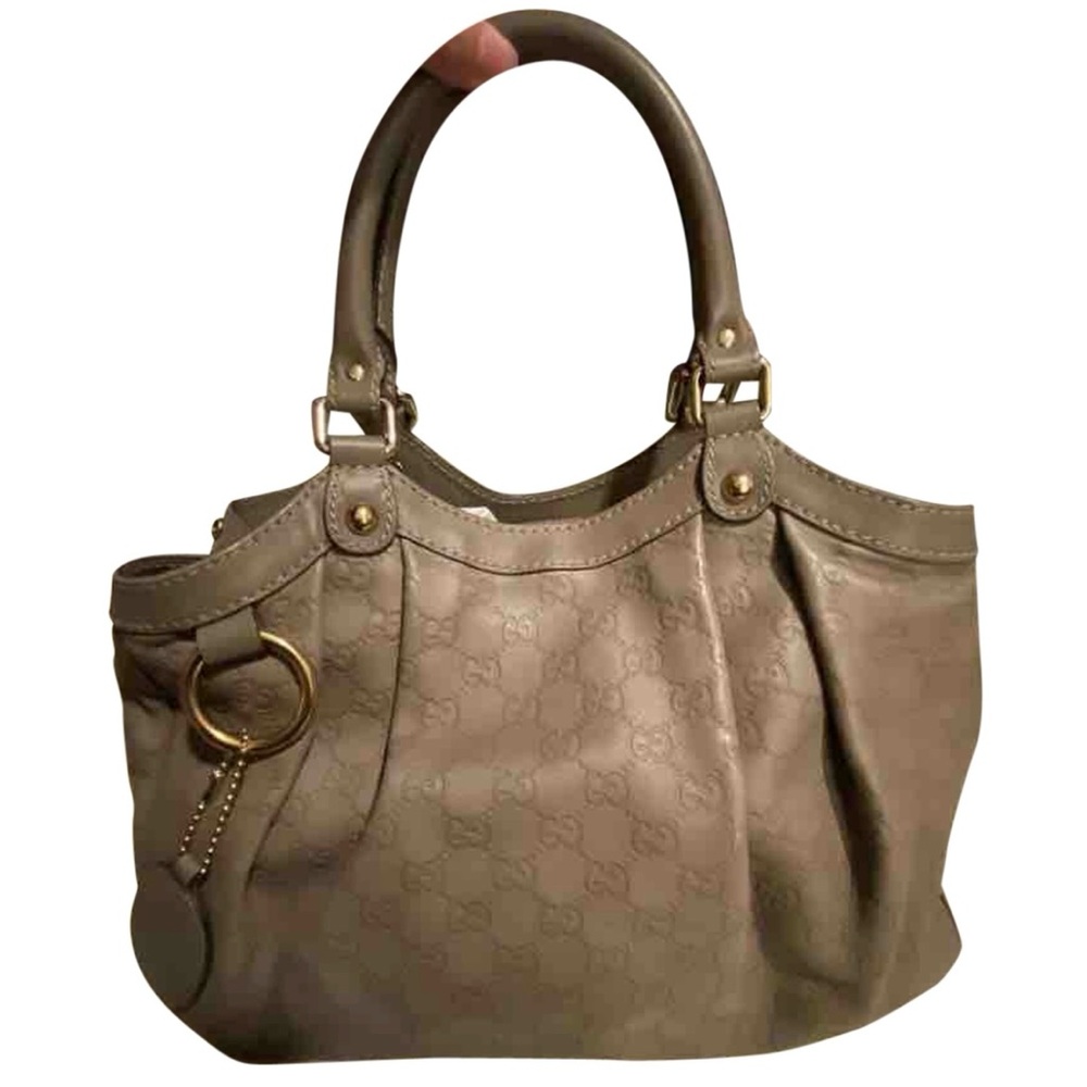 Gucci Beige Leather Shoulder Bag